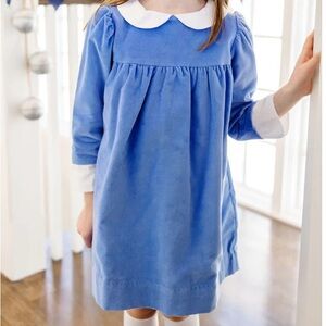 NWOT Beaufort Bonnet Company Patsys Dinner party dress Blue Velvet 4T. No Tag